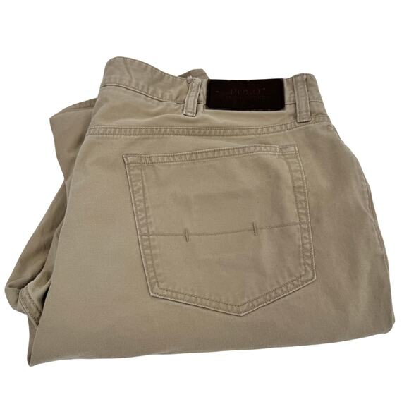 Polo Ralph Lauren Mens 40x30 (41x30 ACTUAL) Tan Khaki Chino Slim Straight Fit - Picture 1 of 13